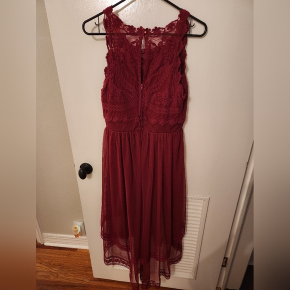 Francesca's Hi Lo Lace Tulle dress - Picture 3 of 3